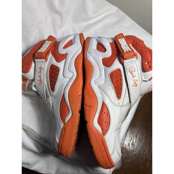 PATRICK EWING ATHLETICS ROGUE #33 Orange & White Men’s Size 7 Basketball Sneaker - Picture 5 of 12